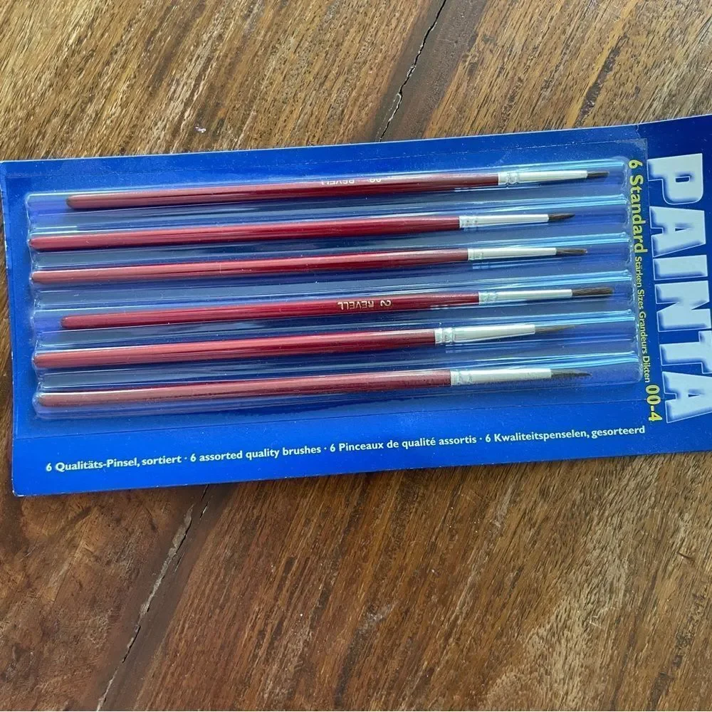 Revell Painta Standard Brush Set Sizes 00-4 Model Making